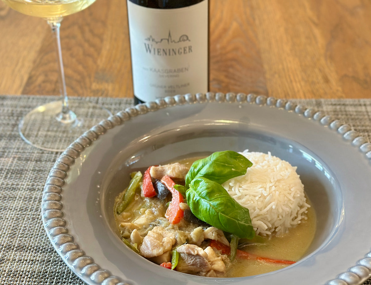 The Pepper Puzzle: Grüner Veltliner, Rotundone & Thai Green Curry